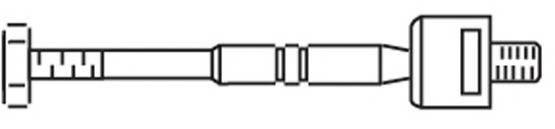FRAP 2404 Осевой шарнир, рулевая тяга
