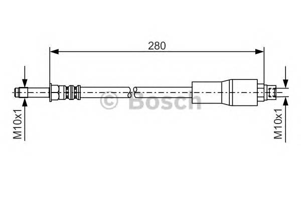 BOSCH 1 987 476 173 Тормозной шланг BOSCH 1 987 476 173 Тормозной шланг