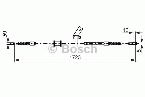 BOSCH 1 987 482 268 Трос, стоянкова гальмівна с... BOSCH 1 987 482 268 Трос, стоянкова гальмівна с...