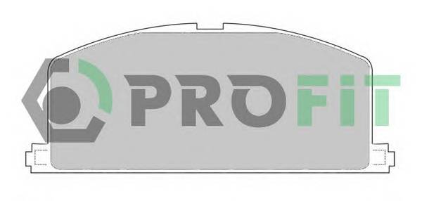 PROFIT 5000-0308 Колодки гальмівні дискові PROFIT 5000-0308 Колодки гальмівні дискові