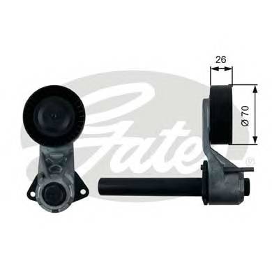 GATES T39203 Натяжной ролик, поликлинов