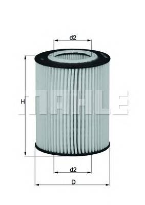 KNECHT OX 433D Масляный фильтр