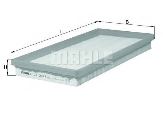 KNECHT LX 2087 Воздушный фильтр KNECHT LX 2087 Воздушный фильтр