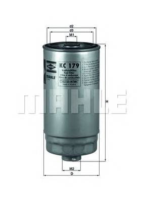 KNECHT KC 179 Топливный фильтр