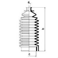 SPIDAN 83523 Пыльник, рулевое управлени
