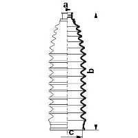 SPIDAN 84054 Пыльник, рулевое управлени