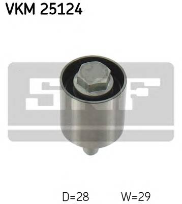 SKF VKM 25124 Паразитный / Ведущий ролик, 