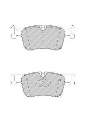 FERODO FDB4489 Комплект тормозных колодок...