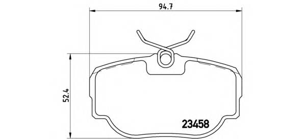 BREMBO P 44 009 Комплект тормозных колодок... BREMBO P 44 009 Комплект тормозных колодок...