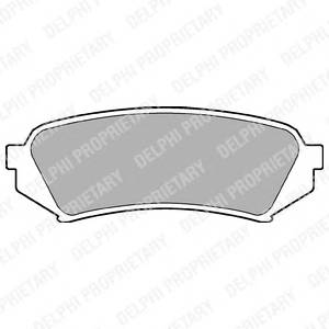 DELPHI LP1438 Комплект тормозных колодок