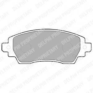 DELPHI LP1560 Комплект гальмівних колодо... DELPHI LP1560 Комплект гальмівних колодо...