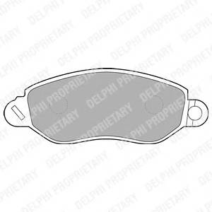 DELPHI LP1583 Комплект гальмівних колодо...