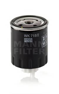 MANN-FILTER WK 718/2 Паливний фільтр MANN-FILTER WK 718/2 Паливний фільтр