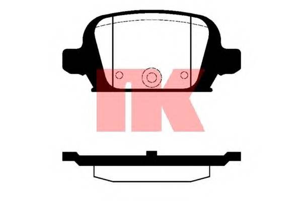 NK 223630 Комплект тормозных колодок