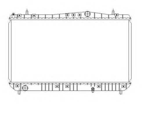 NRF 53384 Радиатор, охлаждение двига