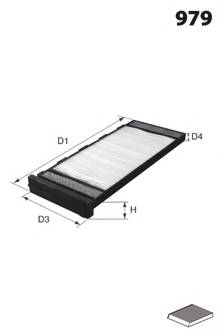 MECAFILTER ELR7213 Фильтр, воздух во внутренно