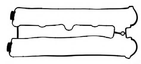 ELWIS ROYAL 1542655 Прокладка, крышка головки ц
