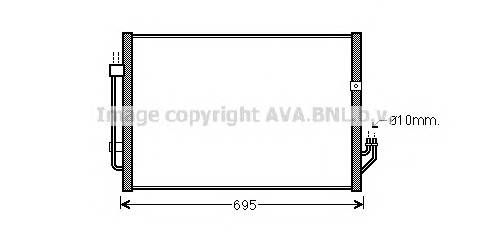 AVA QUALITY COOLING DN5331 Конденсатор, кондиционер AVA QUALITY COOLING DN5331 Конденсатор, кондиционер