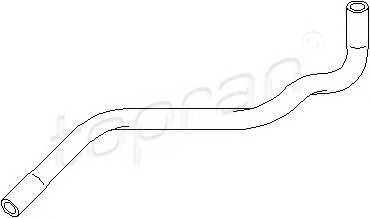 TOPRAN 103 002 Шланг радіатора