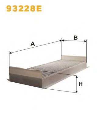 WIX FILTERS 93228E Фильтр, воздух во внутренно...