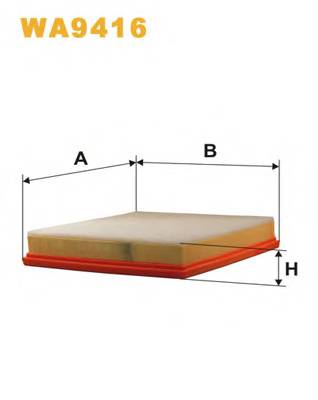 WIX FILTERS WA9416 Воздушный фильтр WIX FILTERS WA9416 Воздушный фильтр