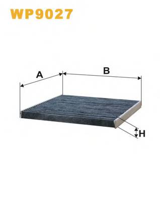 WIX FILTERS WP9027 Фильтр, воздух во внутренно