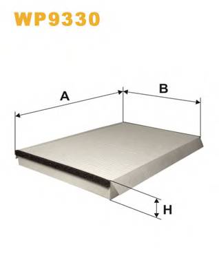 WIX FILTERS WP9330 Фильтр, воздух во внутренно