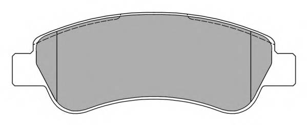 FREMAX FBP-1479 Комплект гальмівних колодо...