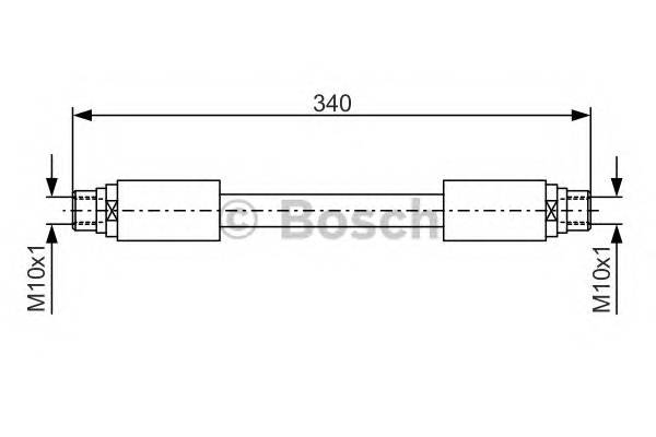 BOSCH 1 987 481 301 Тормозной шланг BOSCH 1 987 481 301 Тормозной шланг