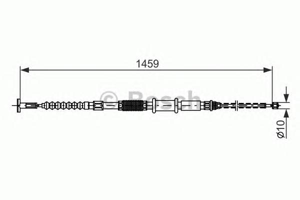 BOSCH 1 987 482 180 Трос, стояночная тормозная ... BOSCH 1 987 482 180 Трос, стояночная тормозная ...