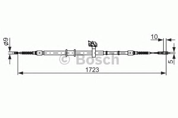 BOSCH 1 987 482 269 Трос, стоянкова гальмівна с... BOSCH 1 987 482 269 Трос, стоянкова гальмівна с...