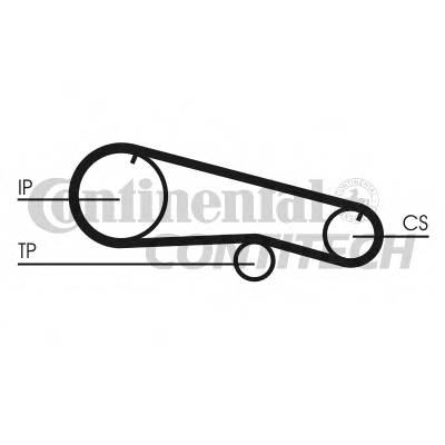 CONTITECH CT668 Ремень ГРМ CONTITECH CT668 Ремень ГРМ