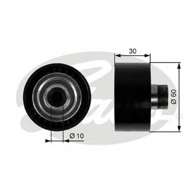 GATES T36295 Паразитный / ведущий ролик, 