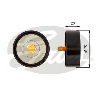 GATES T36307 Паразитный / ведущий ролик, 