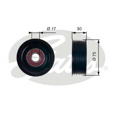 GATES T36320 Паразитный / ведущий ролик, 