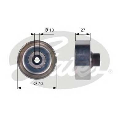 GATES T36361 Паразитный / ведущий ролик, ... GATES T36361 Паразитный / ведущий ролик, ...