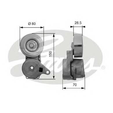 GATES T38413 Натяжной ролик, поликлинов... GATES T38413 Натяжной ролик, поликлинов...