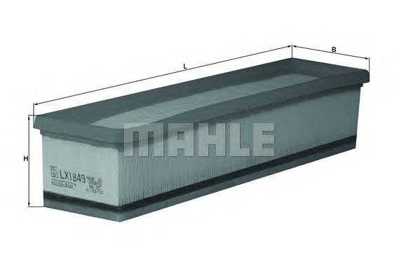 KNECHT LX 1849 Повітряний фільтр KNECHT LX 1849 Повітряний фільтр
