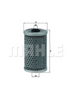 KNECHT OX 33D Масляний фільтр KNECHT OX 33D Масляний фільтр