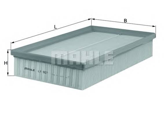 KNECHT LX 927 Повітряний фільтр KNECHT LX 927 Повітряний фільтр