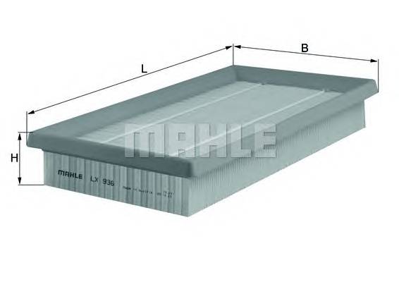 KNECHT LX 936 Повітряний фільтр