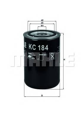 KNECHT KC 184 Топливный фильтр KNECHT KC 184 Топливный фильтр