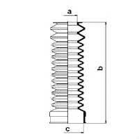 SPIDAN 83571 Пыльник, рулевое управлени