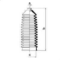 SPIDAN 83588 Пыльник, рулевое управлени