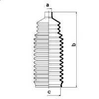 SPIDAN 83742 Пыльник, рулевое управлени