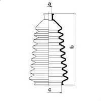 SPIDAN 83800 Пыльник, рулевое управлени