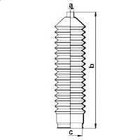 SPIDAN 83835 Пыльник, рулевое управлени