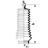 SPIDAN 83847 Пыльник, рулевое управлени