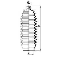 SPIDAN 83868 Пыльник, рулевое управлени