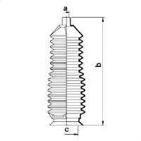 SPIDAN 83872 Пыльник, рулевое управлени